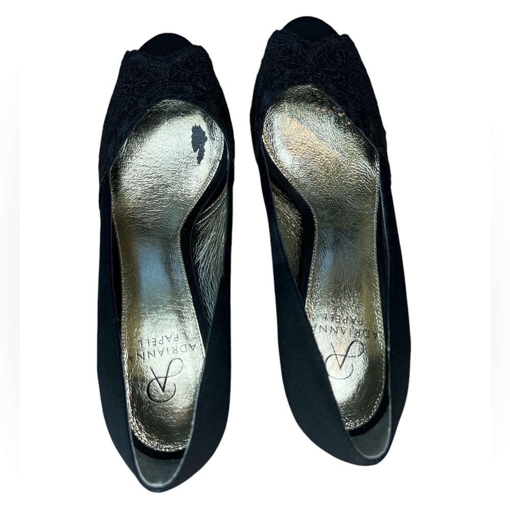 Adrianna Papell Jude Slip On Open Toe Heels - Picture 4 of 7